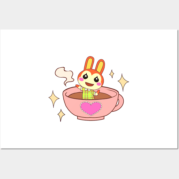 Bunnie tea Wall Art by miriart